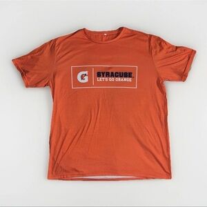 Syracuse Orange Gatorade Men's XL Shirt Dri “Let’s Go Orange” Advertisement